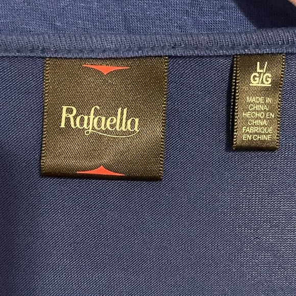 Rafaela Large Shawl W/sleeves, front handkerchief hem  Polyester & Spandex, Sz L - Picture 8 of 9